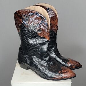 Women's Alligator Animal Print Western Boots